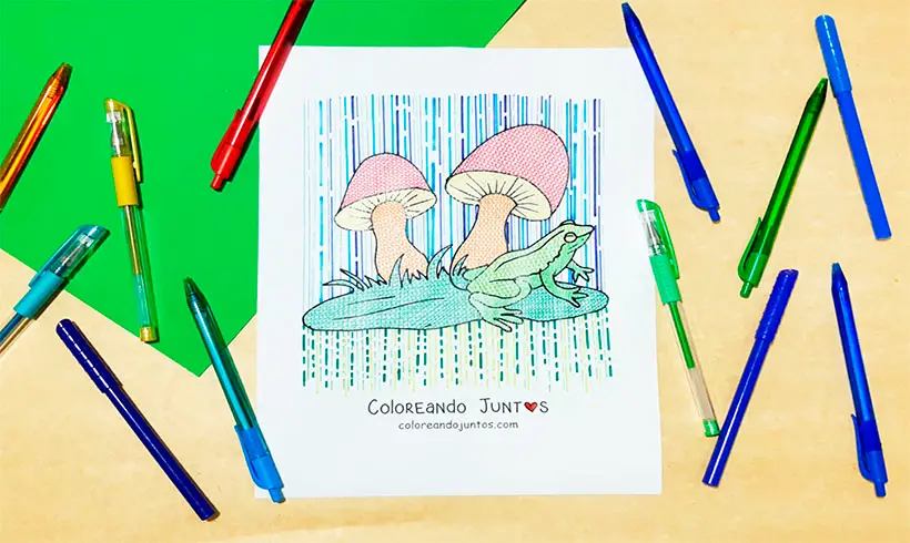 Dibujo de biología coloreado por Coloreando Juntos