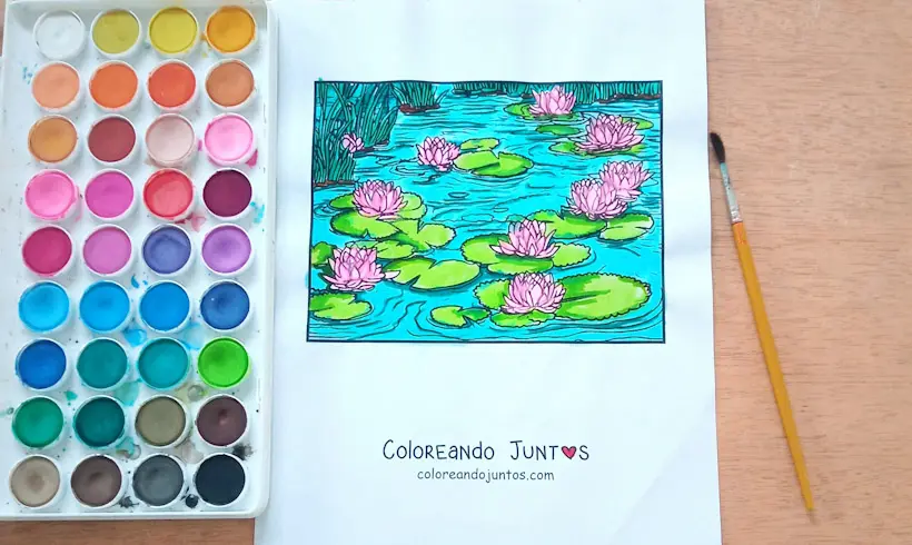 Dibujo de Claude Monet coloreado por Coloreando Juntos