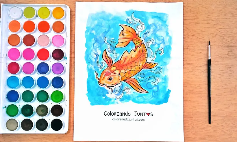 Dibujo de Japón coloreado por Coloreando Juntos