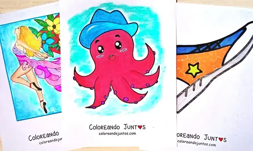 Dibujos de moda coloreados por Coloreando Juntos