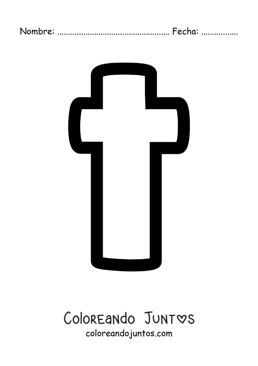 Imagen para colorear de la letra t minúscula