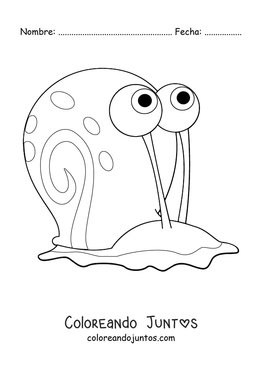 Imagen para colorear de Gary
