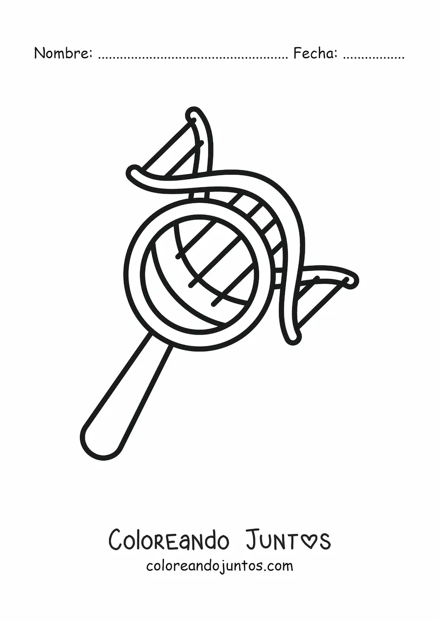 Imagen para colorear de la genética