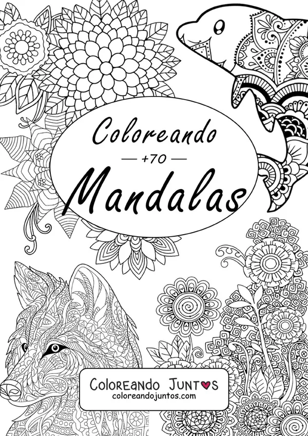 Libros para colorear gratis en PDF de Coloreando Juntos