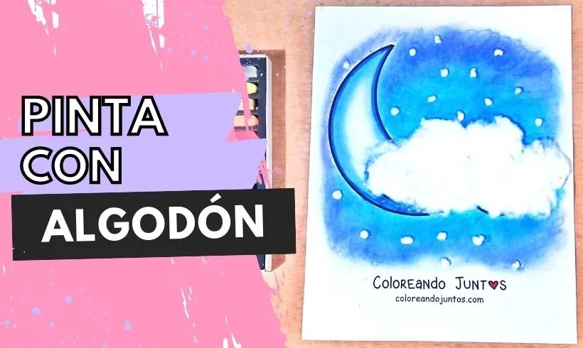 Pinta con algodón