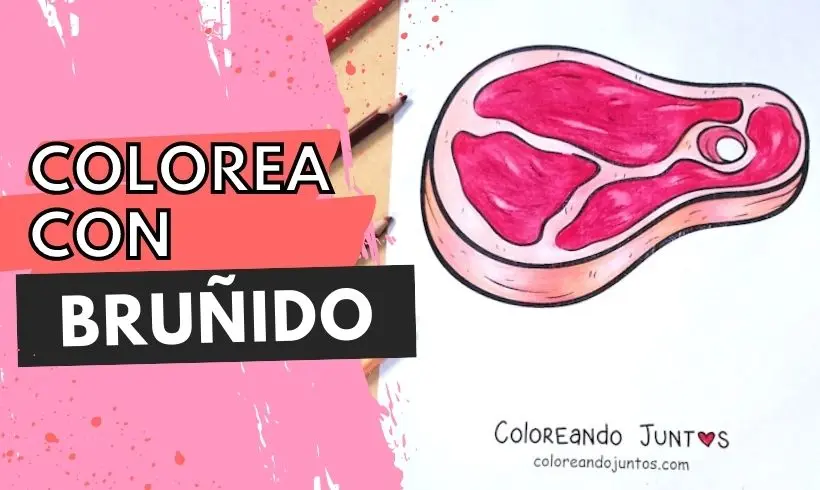 Bruñido con colores