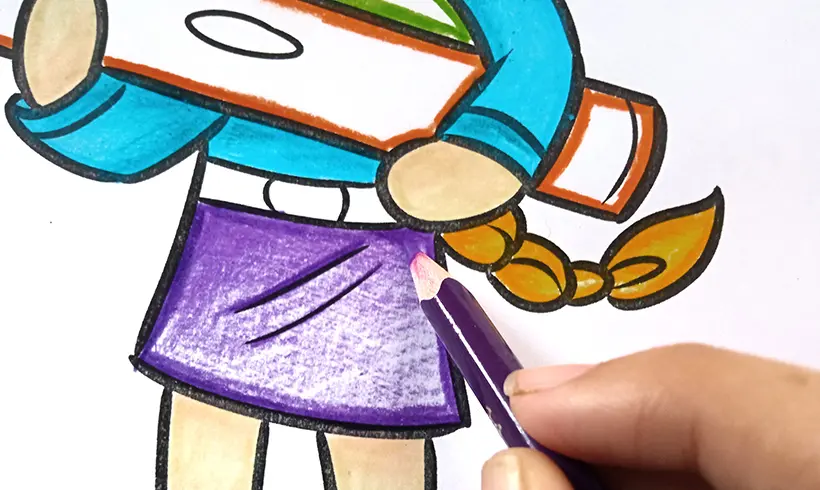 Paso 4 para aplicar la técnica de Colorear en Círculos