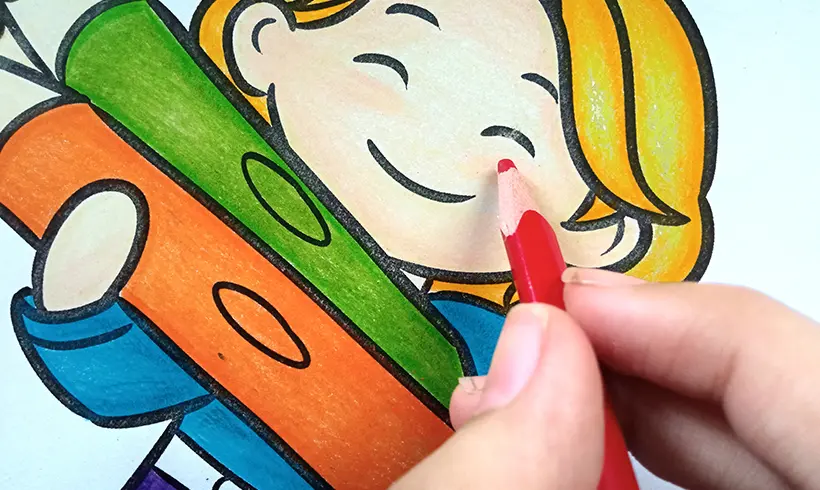 Paso 5 para aplicar la técnica de Colorear en Círculos