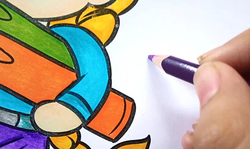 Paso 6 para aplicar la técnica de Colorear en Círculos