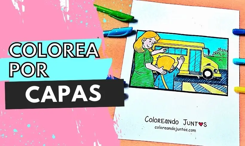 Colorea por Capas