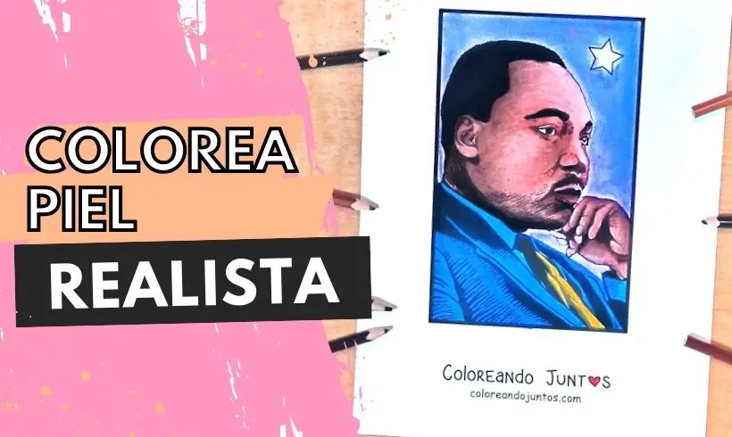 Colorea piel realista con lápices de colores