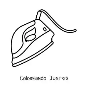 Imagen para colorear de una plancha eléctrica