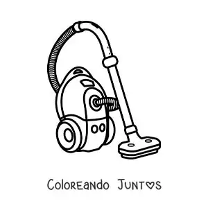 Imagen para colorear de una aspiradora