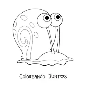 Imagen para colorear de Gary