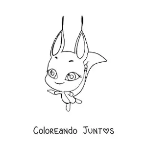 Imagen para colorear de Trixx de Miraculous Ladybug