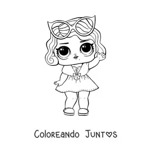 Imagen para colorear de L.O.L. Surprise Leading Baby
