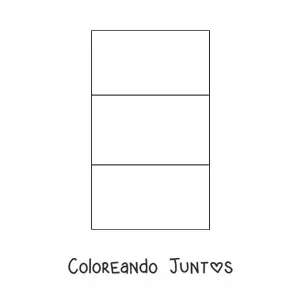 Imagen para colorear de bandera de italia vertical